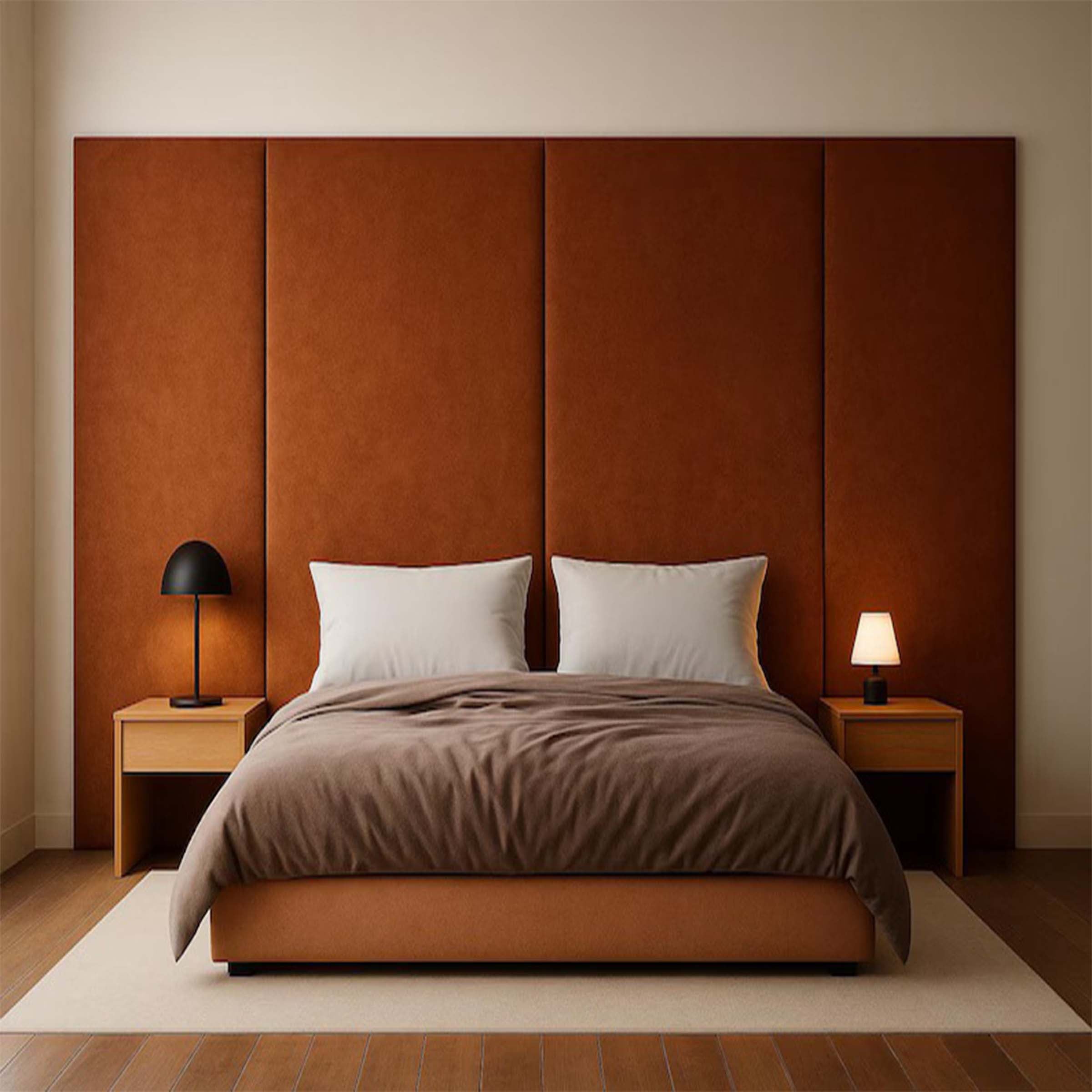 Princess Wide Headboard Panelled Bed Frame