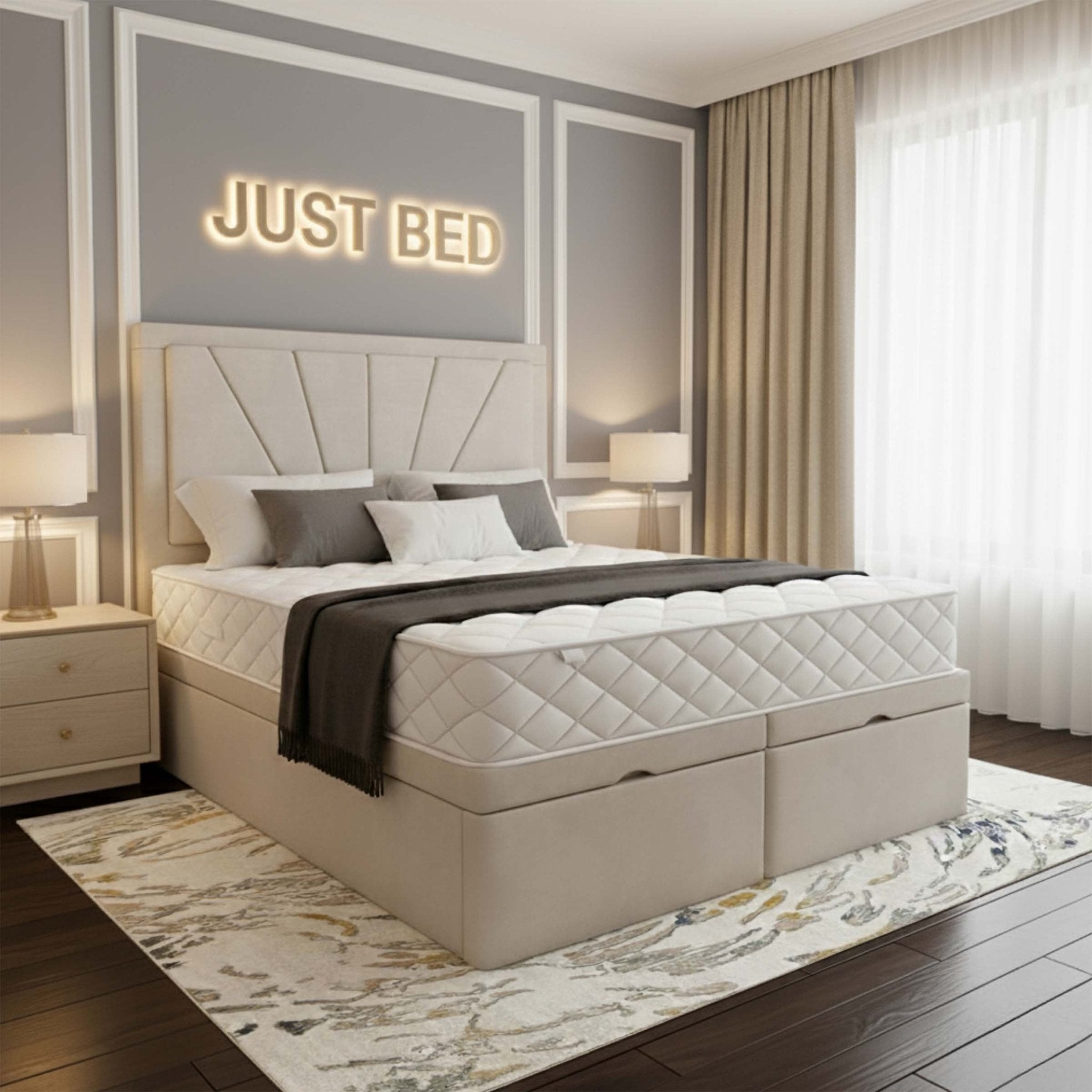 Pamela Sunshine Divan Ottoman Bed Frame - JustBed