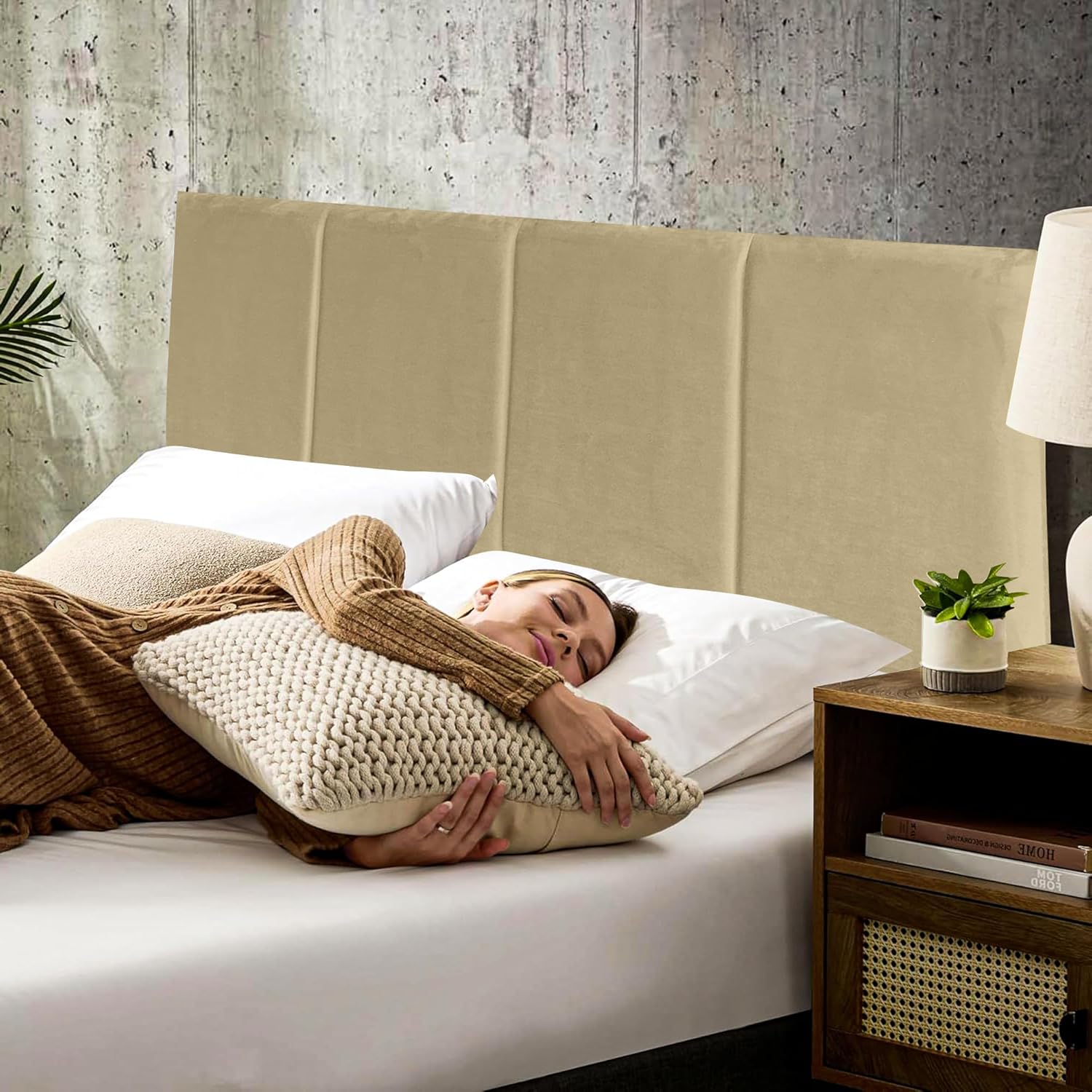 Ruby Upholstered Headboard For Divan Base - JustBed
