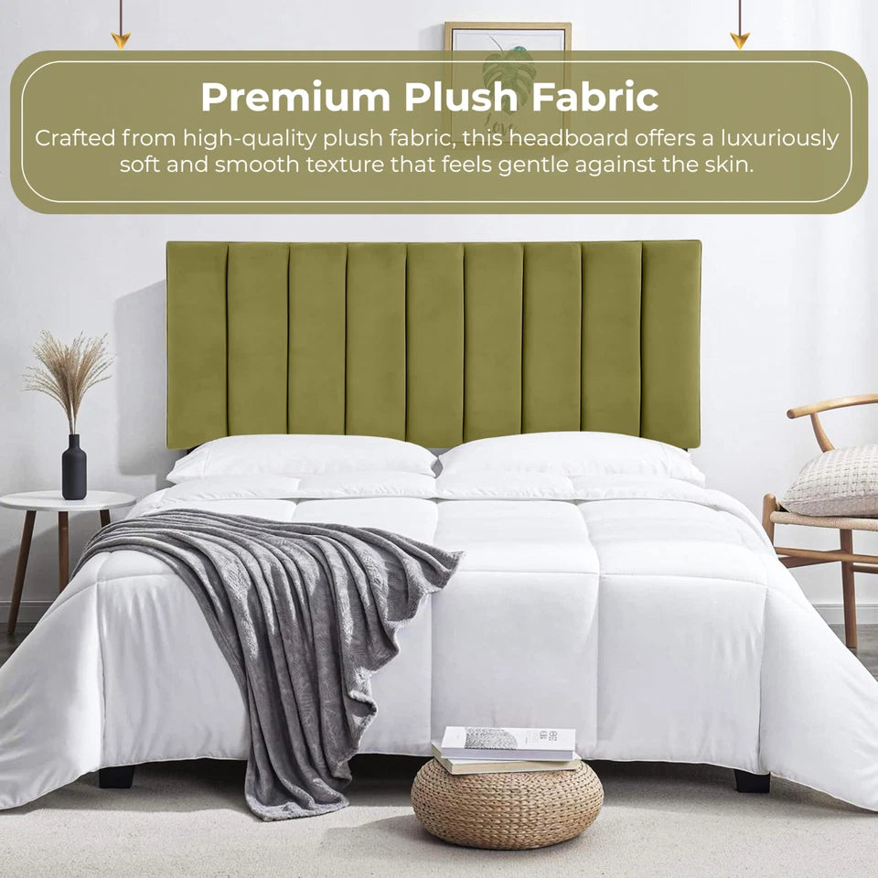 Nine Vertical Panel Headboard For Divan Bases