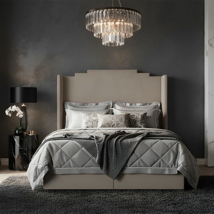 Sally Stylish Divan Ottoman Bed Frame in Naple Fabric - JustBed