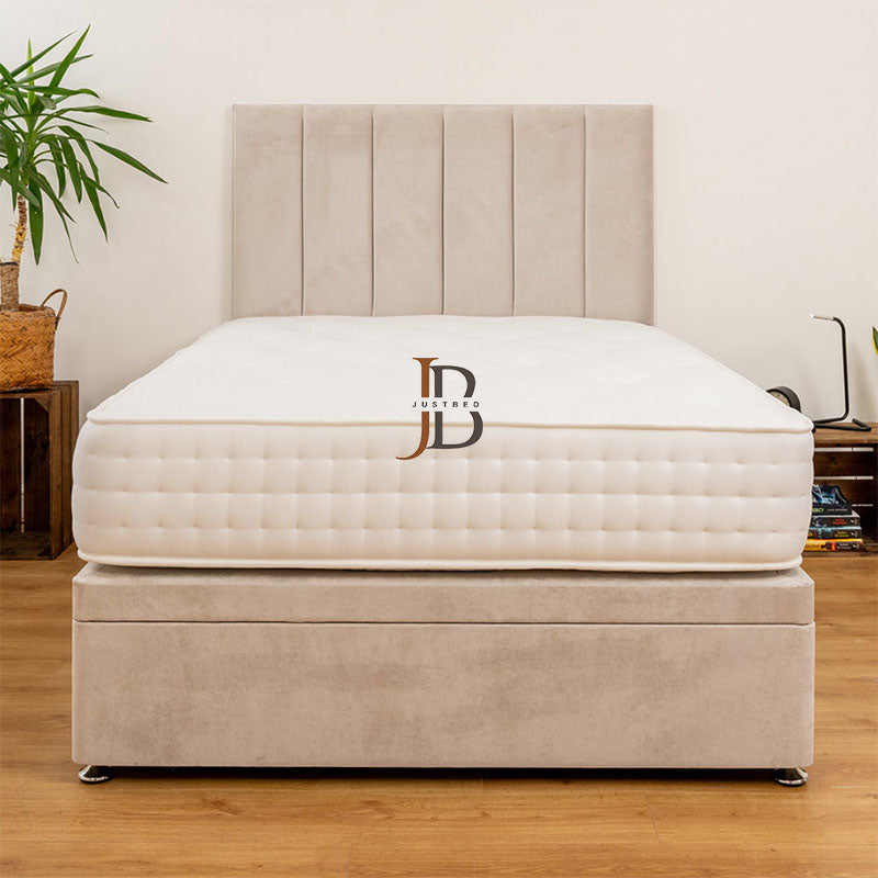 Cadebrook Six Vertical Panel Divan Ottoman Bed Frame