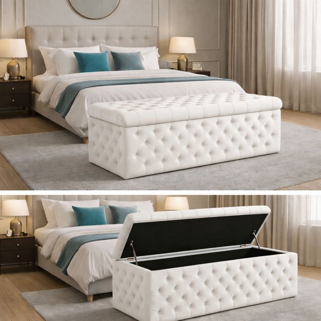 Snooze Ottoman Storage Box - JustBed