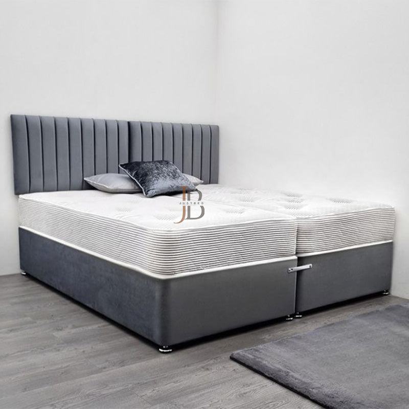 Sonno Zip and Link Divan Ottoman Bed Set - JustBed
