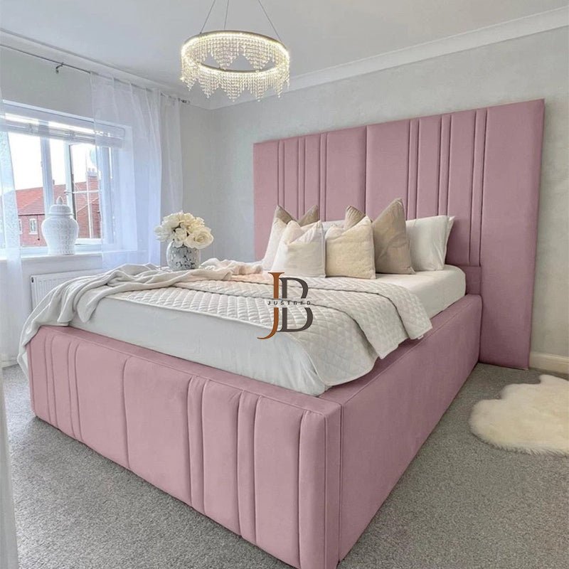 Sorreno Bed Frame With High Base and Headboard - JustBed