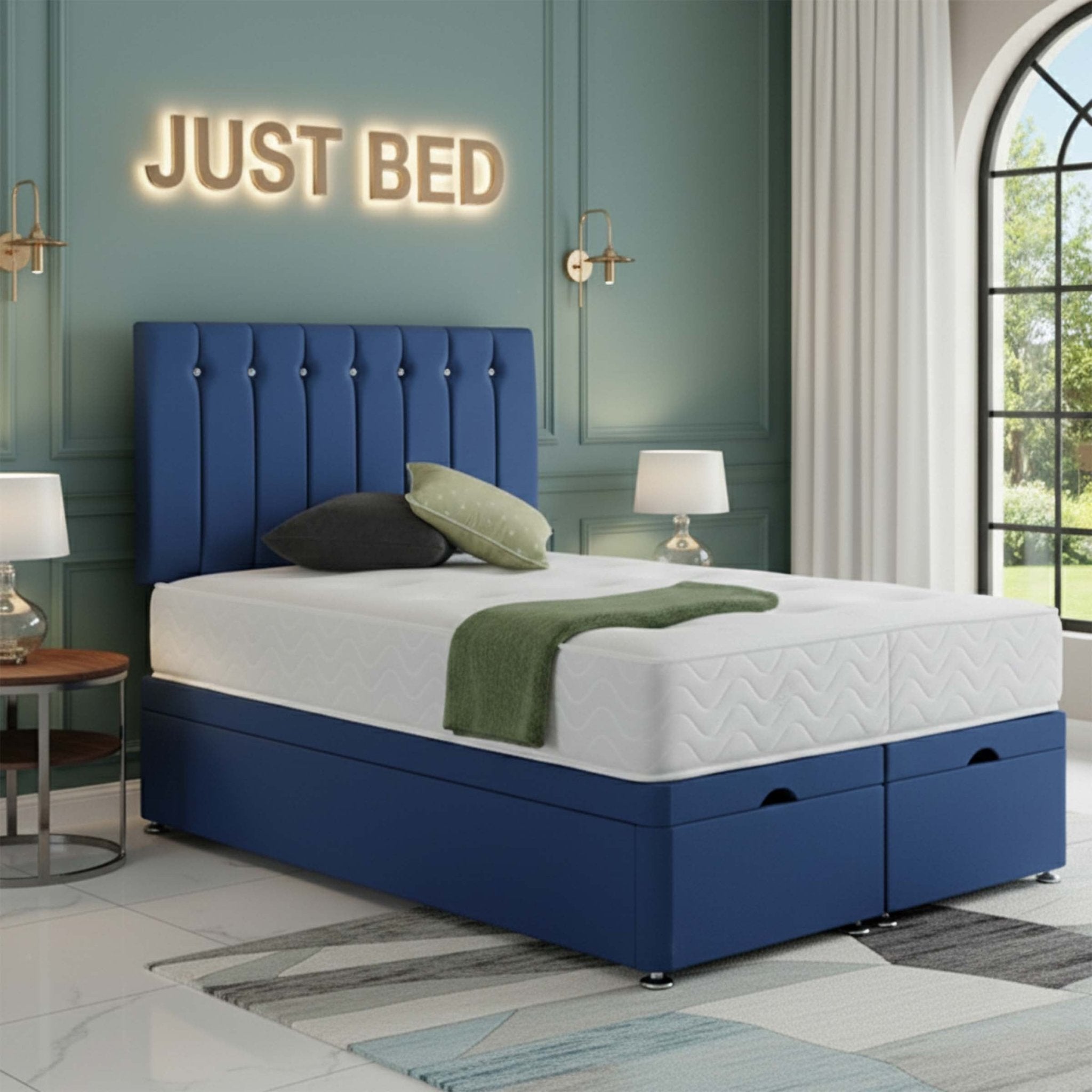 Striking Divan Ottoman Bed Frame - JustBed