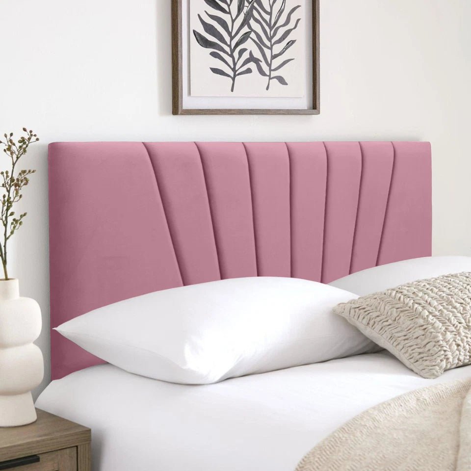 Sunrise Plush Velvet Headboard - JustBed
