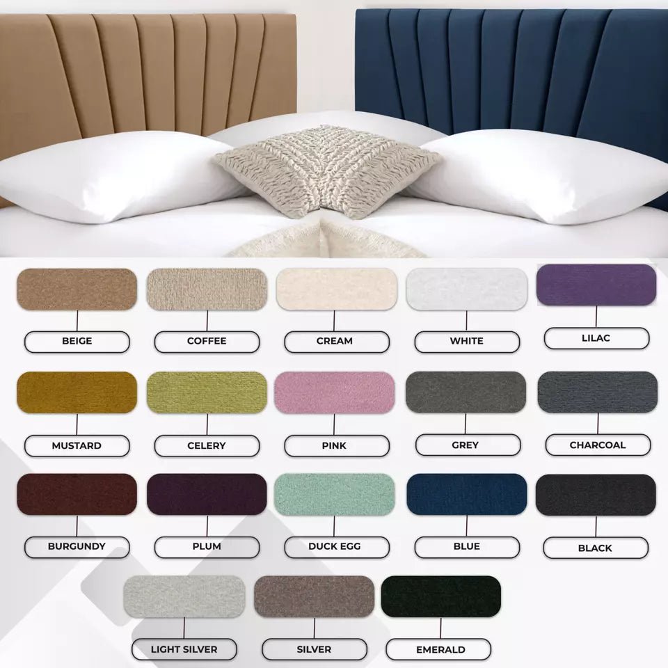 Sunrise Plush Velvet Headboard - JustBed