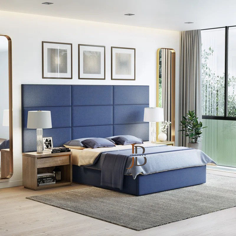 Tiles Upholstered Bed Frame