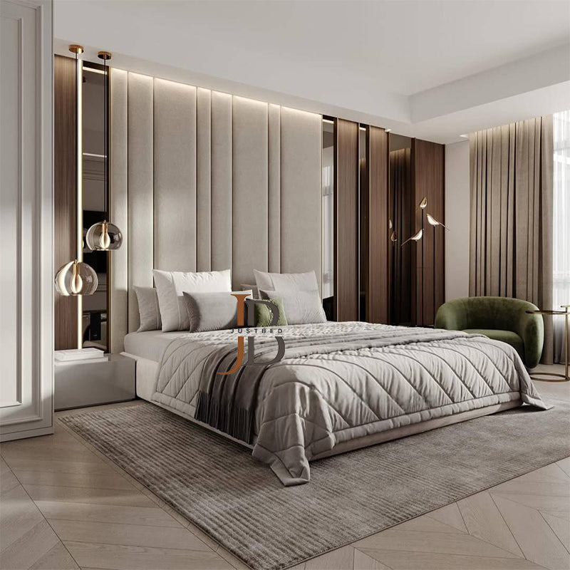 Tulip High Headboard Bed Frame