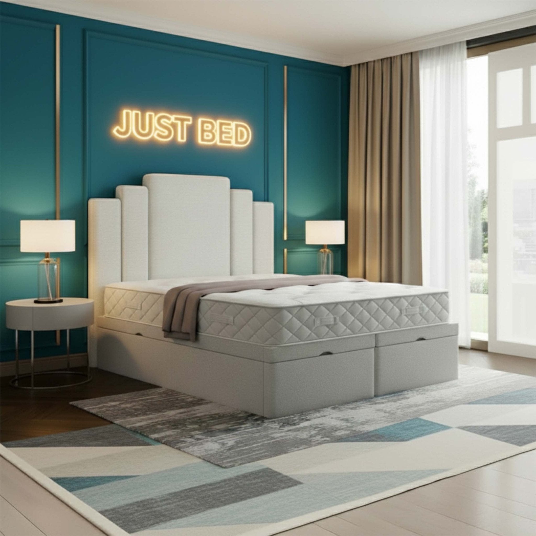 Tunio Divan Ottoman Bed Frame - JustBed