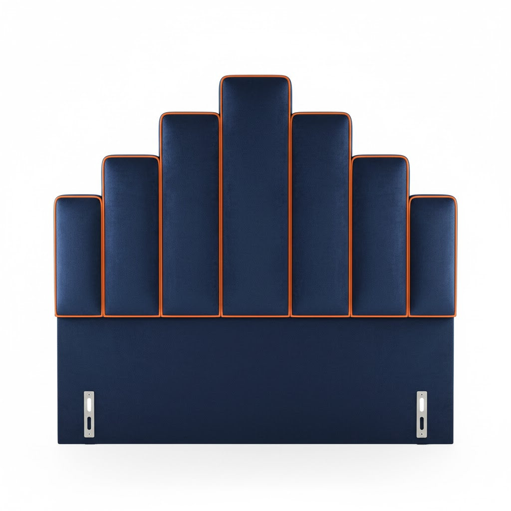 Megan Art Deco Floor Standing Headboard