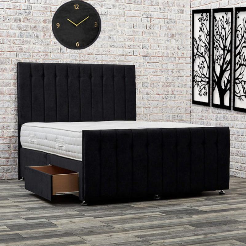 Unwind in Sophisticated Comfort with the Stromness Divan Bed - JustBed