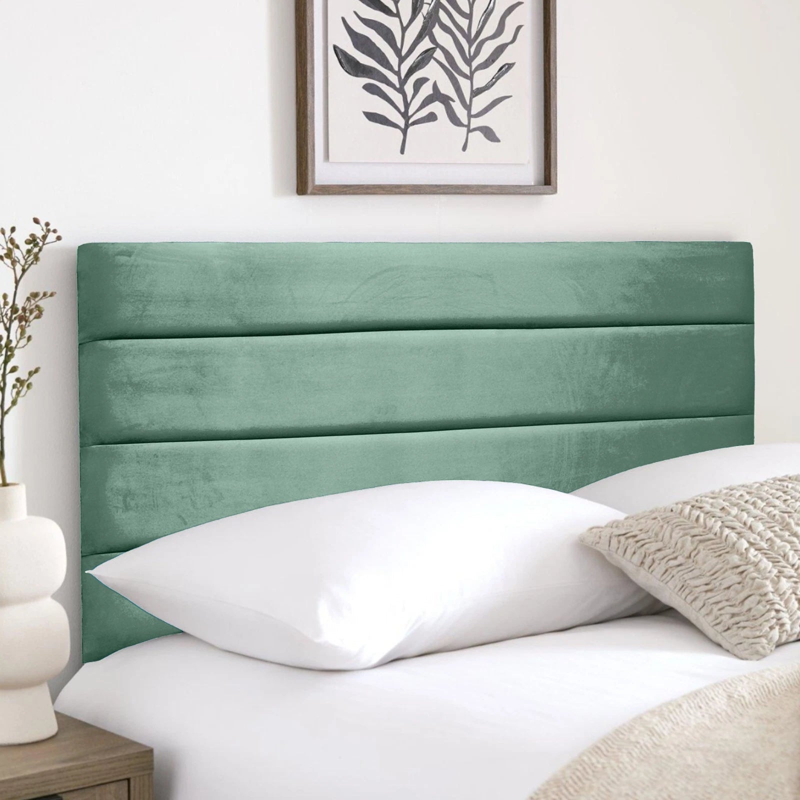 Venice Plush Velvet Headboard For Divan Beds - JustBed