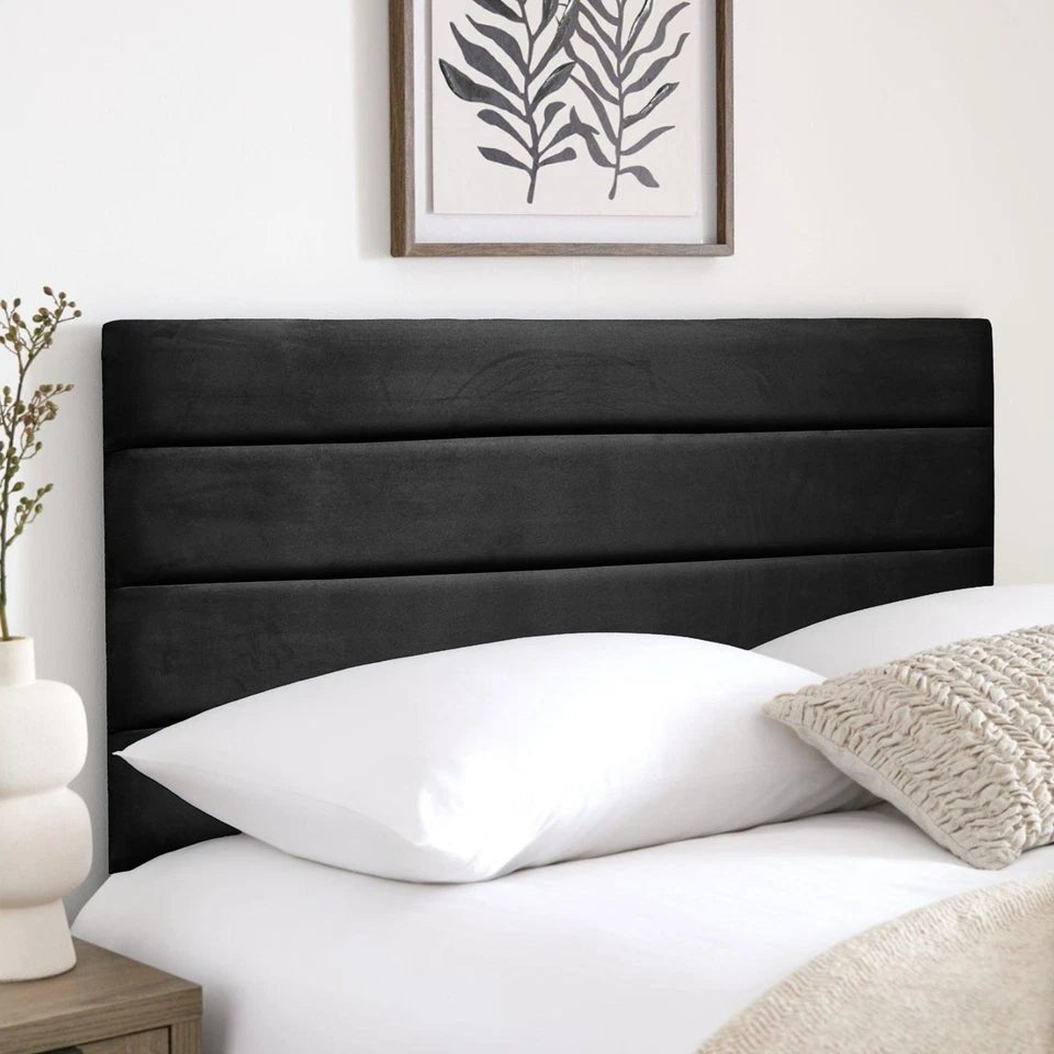 Venice Plush Velvet Headboard For Divan Beds - JustBed
