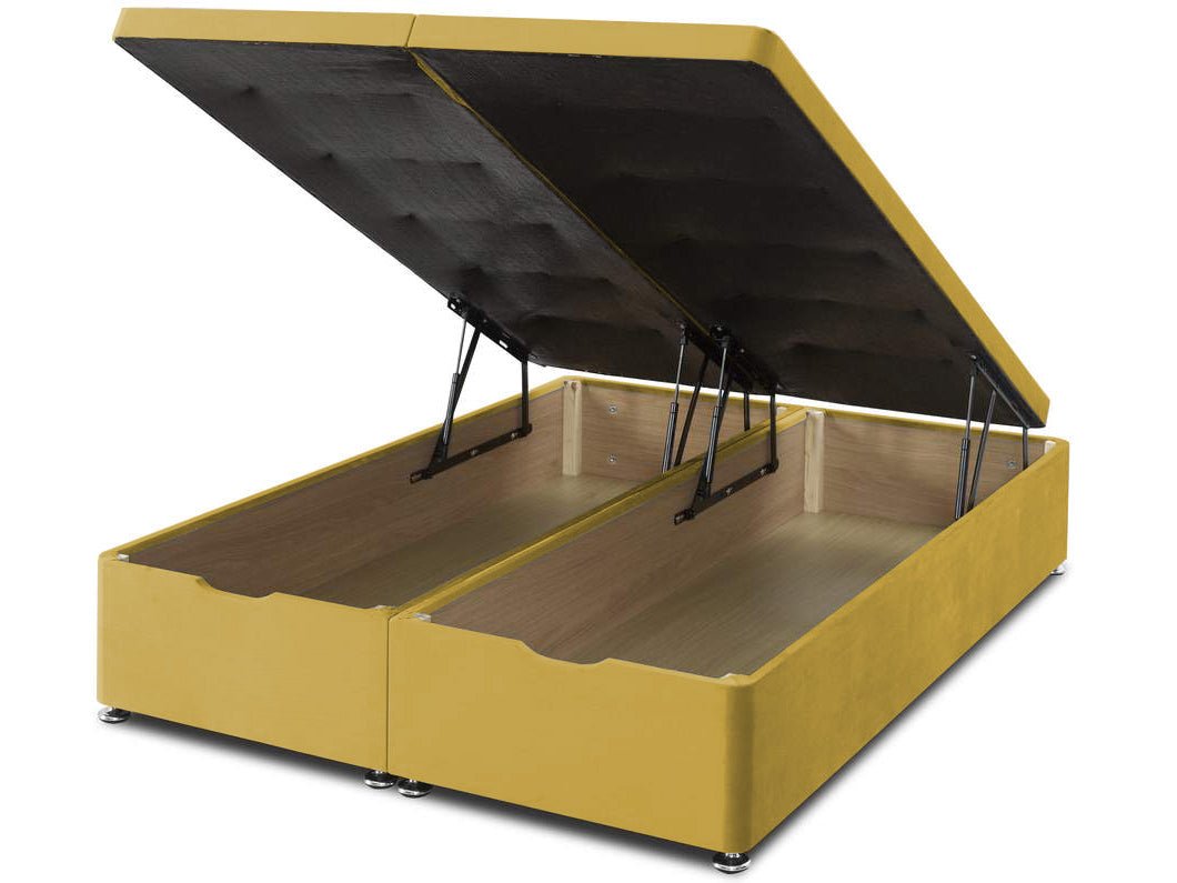 Vero Panel Upholstered Divan Ottoman Bed Frame - JustBed