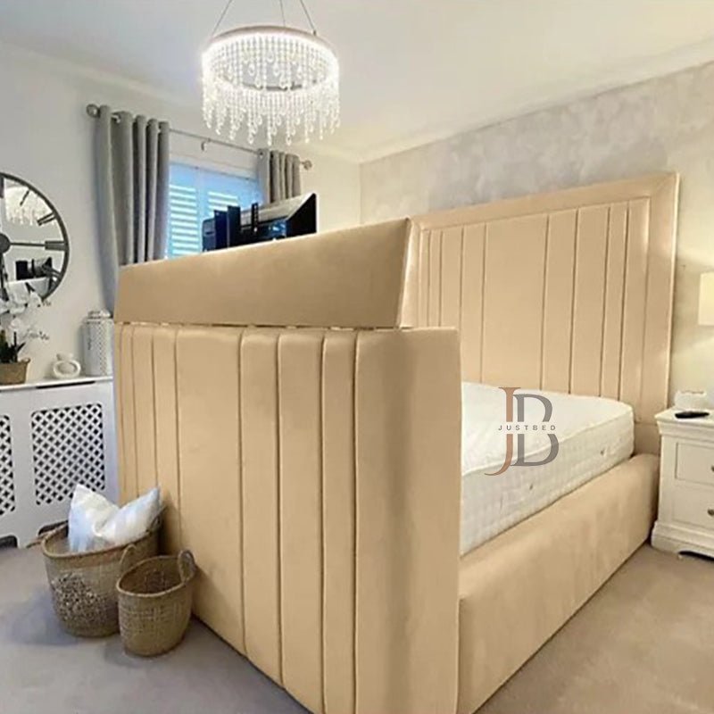 Wilton Linestyle TV Bed Frame - JustBed