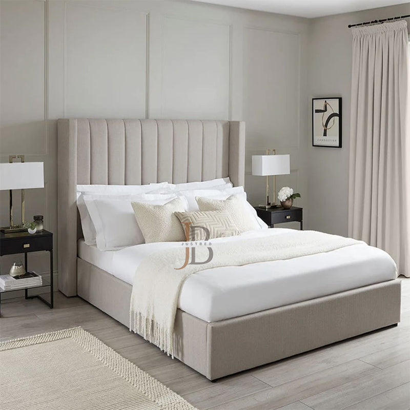 Posh Wingback Panel Bed Frame