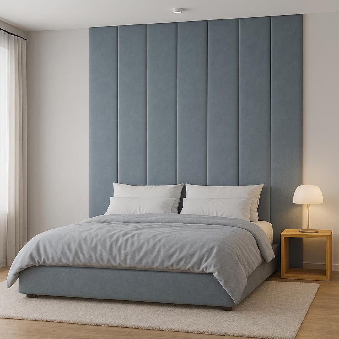 Yatin Upholstered Bed Frame with High Headboard - JustBed